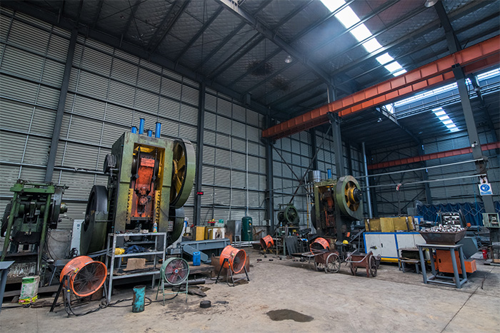 汕尾网架配件-锥头加工车间